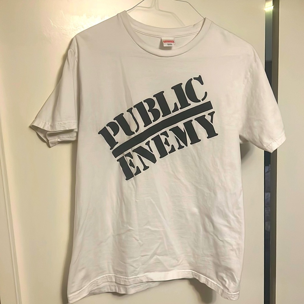 Undercover X Public Enemy X Supreme Collab Tee size L 100% Cotton - Mint